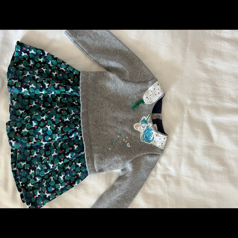 Catimini jersey sweater dress